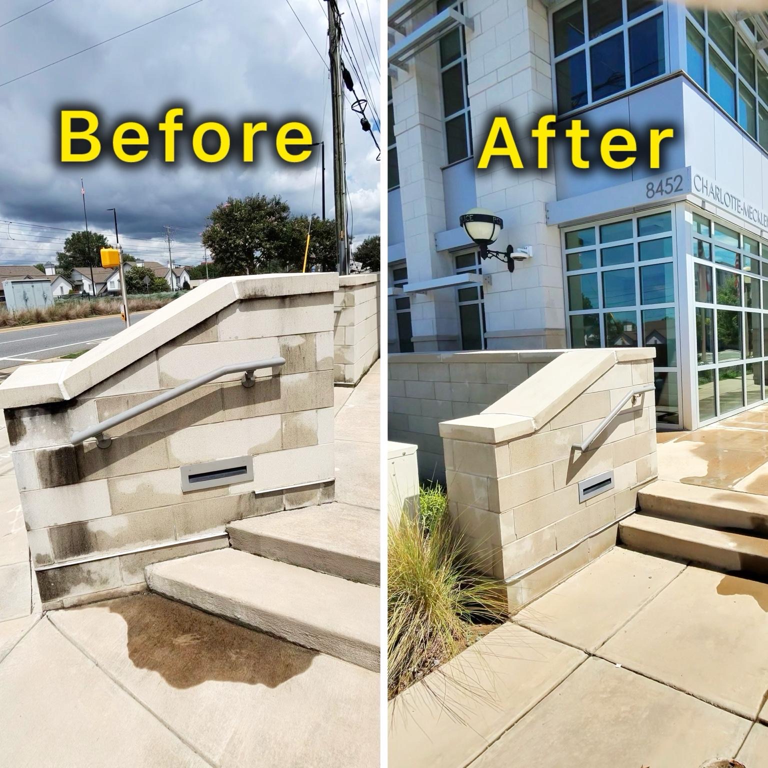 Commercial Pressure Washing- Charlotte Nc Police Department